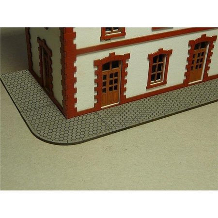 PLUSHDELUXE HO Scale Hexagon Sidewalk PL534380